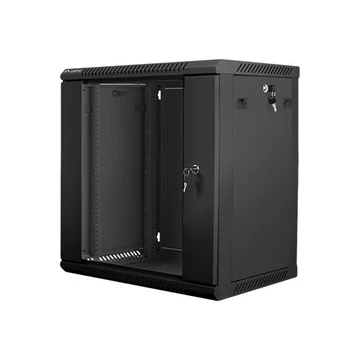 LANBERG WF01-6412-10B wall-mounted rack 19inch demounted flat pack 12U/600x450mm black