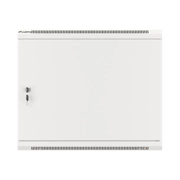LANBERG Wall mount cabinet 19inch 9U 600x600 steel doors grey flat pack