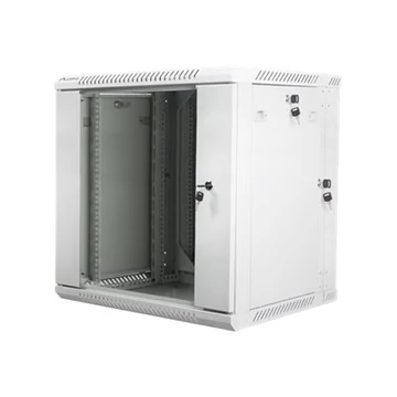 LANBERG WF02-6612-10S Lanberg wall-mounted double section rack 19 flat pack 12U/600x600mm grey