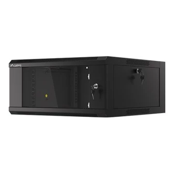 LANBERG 19inch wall-mounted rack 4U/570x600 demounted fast assembling flat pack black