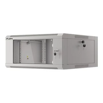 LANBERG 19inch wall-mounted rack 4U/570x600 demounted fast assembling flat pack grey
