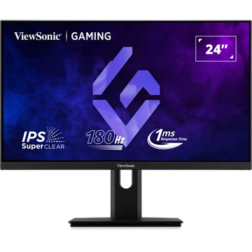 ViewSonic Monitor 24" - XG24G1 (IPS, 180Hz, 16:9, 1920x1080, 1ms, 300cd / m2, DP, HDMI, VESA, mag.áll forg)