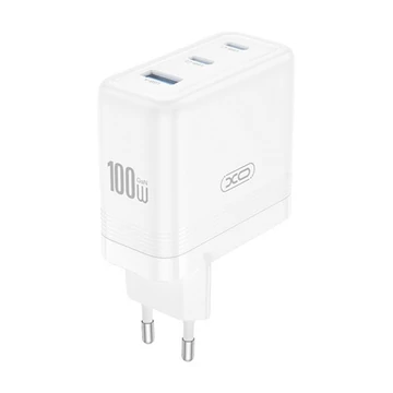 XO CE35 100W univerzális hálózati töltő adapter fehér
