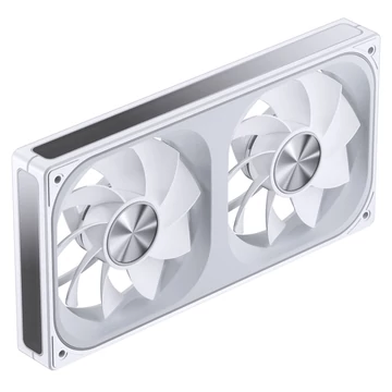 Ventilátor Jonsbo ZA-240 Infinity Mirror ARGB fordított légáram PWM  240mm, fehér