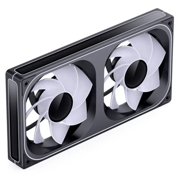 Ventilátor Jonsbo ZB-240 Infinity Mirror ARGB fordított légáram PWM  240mm, fekete