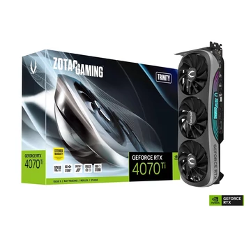 Zotac GeForce RTX 4070 Ti 12GB Trinity videokártya (ZT-D40710D-10P)