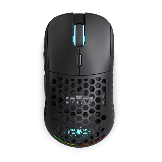 Pwnage Ultra Symm Gen 2 Honeycomb Wireless Fekete