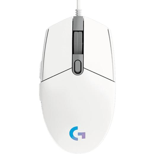 Logitech G102 Lightsync fehér egér