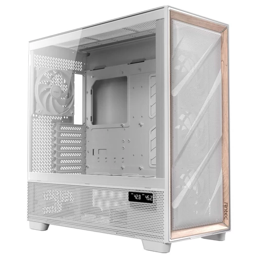 Számítógépház Antec Flux Pro PC Ház, Teljes Torony, E-ATX, Edzett Üveg - Fehér