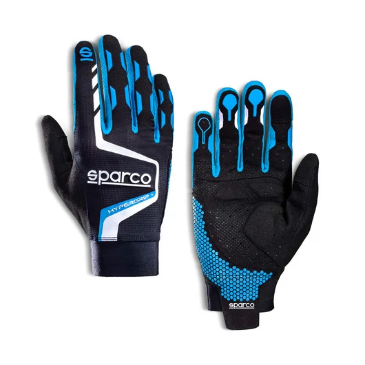 Sparco Hypergrip+ kék kesztyű (Méret: 10(M))