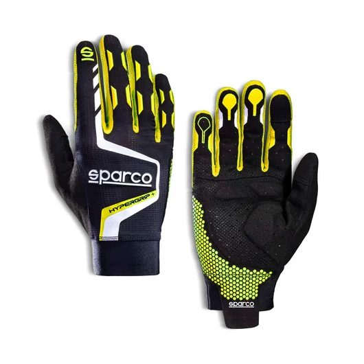 Sparco Hypergrip+ sárga kesztyű (Méret: 10(M))