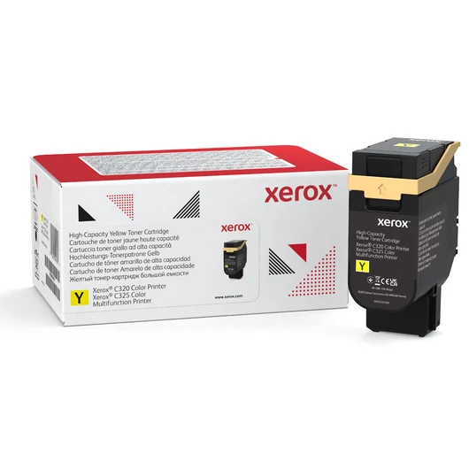 Xerox C325 toner Yellow 5500 oldalra Xerox