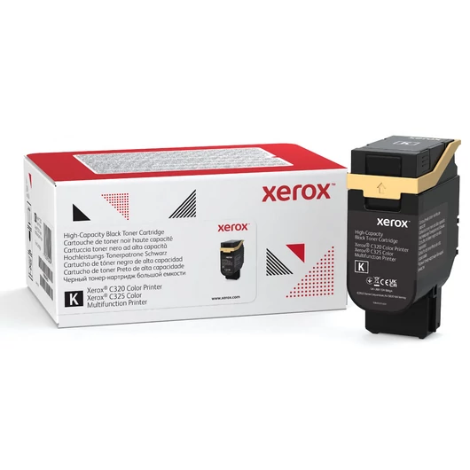 Xerox C325 toner Bk 8000 oldalra Xerox