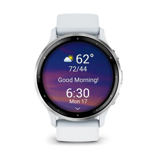 Garmin Venu 3 okosóra homokkő, ezüst kerettel, szilikon szíjjal (010-02784-00)