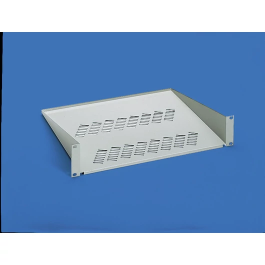 V.KNURR 19IN QUICKFIX SHELF D=565-740 WXL=430X500 RAL 7021