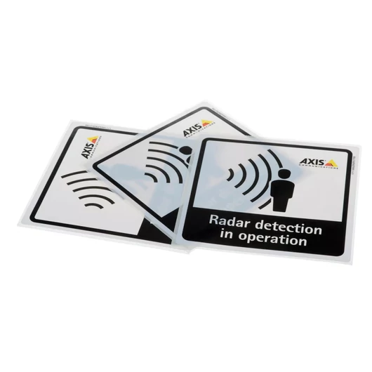 RADAR DETECTION STICKER 10PCS ENG
