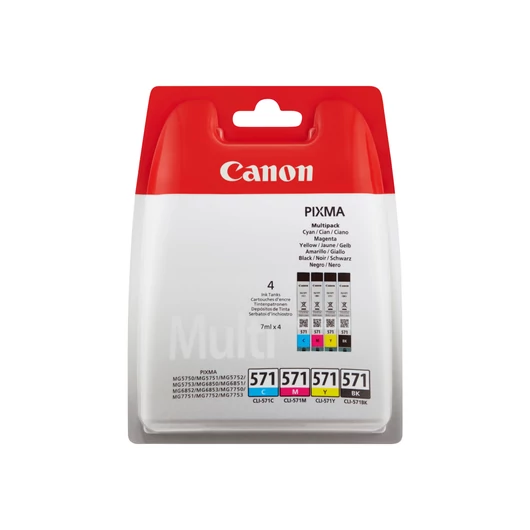 CANON 0386C005 Ink Canon CLI-571 C/M/Y/BK MULTIPACK Blister without Security