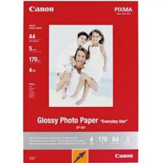 Canon GP-501 fényes fotópapír (A4, 5 lap, 170g) Canon