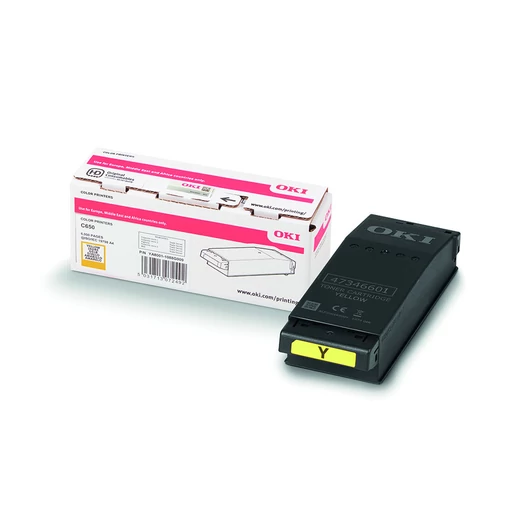 Oki C650 Toner Sárga 6000 oldalra Oki