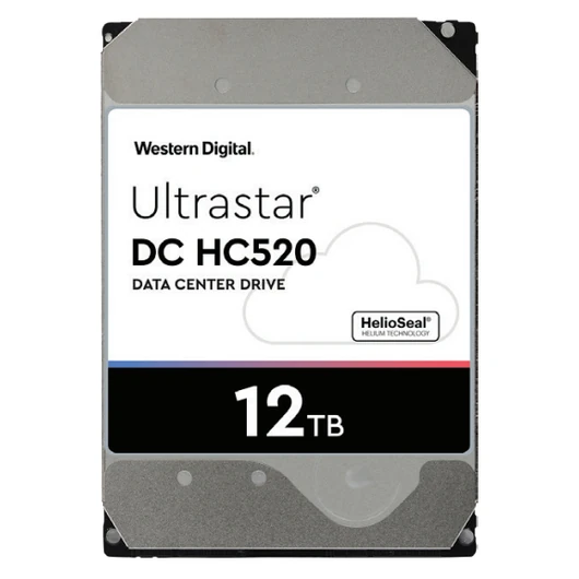 3.5IN 26.1MM 12TB 256MB 7200RPM SATA ULTRA 512E ISE P3 DC HC520