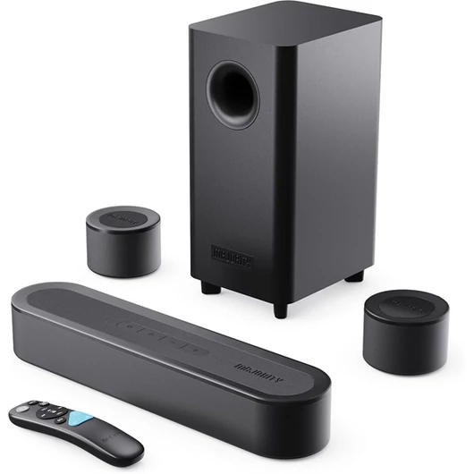 Majority Hangszóró Soundbar - Bowfell Halo 5.1 Dolby (230W, BT 5.3, HDMI ARC, AUX, USB, Optikai, Távírányító, Mélynyomó)