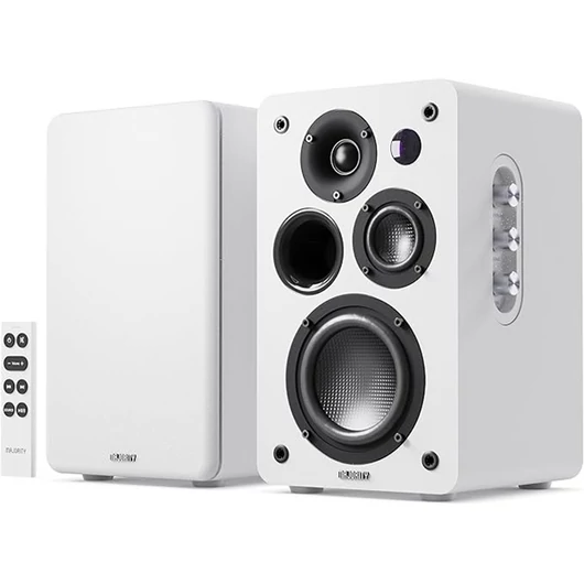 Majority Hangszóró 2.0 - D100X Fehér (100W, Bluetooth 5.3, USB, AUX, HDMI ARC, RCA, USB, Optikai, Távírányító)