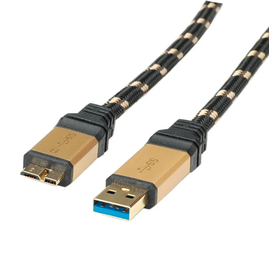 USB3.2 GEN1 KABEL A-MICROB ST/ST 0 8M