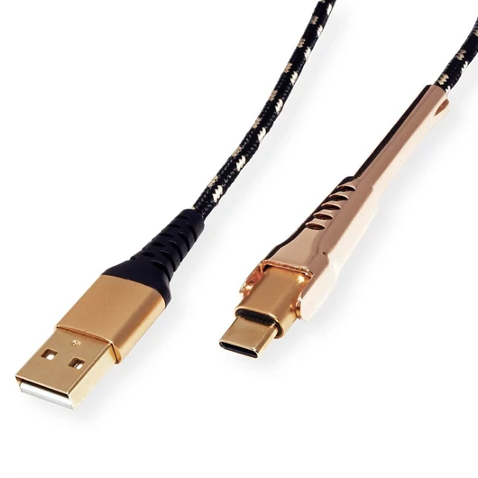 USB KAB. A-C AUFST. 1M ROLINE GOLD