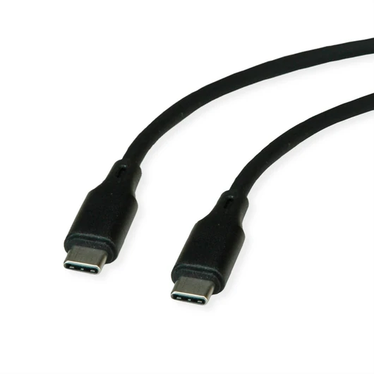 ROLINE USB 2.0 CABLE TYPE C-C M/M SILICONE 60W RED 1 M