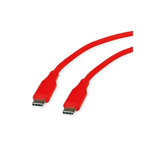 ROLINE USB 2.0 CABLE TYPE C-C M/M SILICONE 60W PINK 1 M