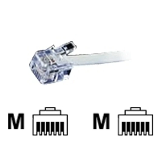 RJ12 CABLE 6P4C 15M