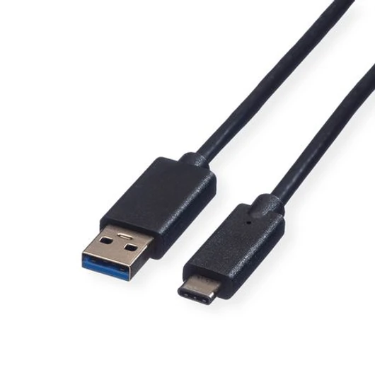 USB3.2 GEN1 KABEL A-C ST/ST 1M DATEN 10GBS STROM 5V/900MA