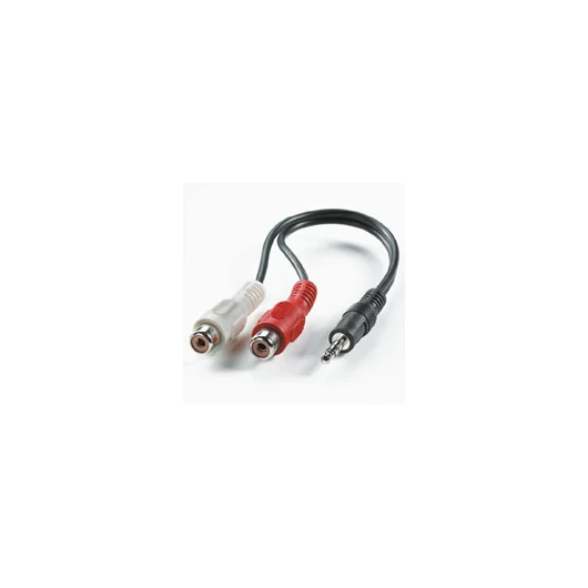3.5MM/CINCH (2XBU) KABEL02M