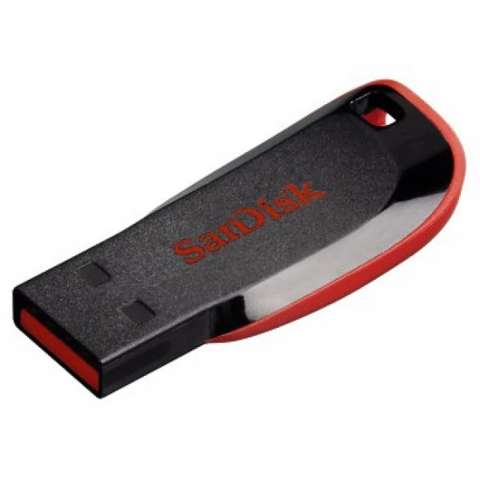 Pendrive Sandisk 64GB USB2.0 Cruzer Blade Fekete-Piros