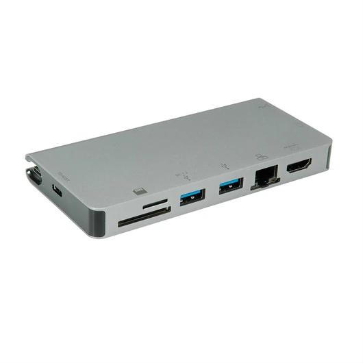 TYPC DOCKINGSTATION HDMI/VGA + 2XA + C + SD + GBE