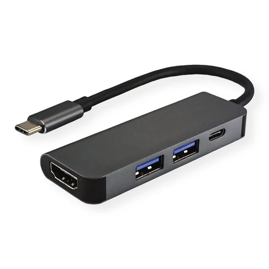 USB-C DOCKINGSTATION HDMI 4K 2XUSB TYPA + 1X C PD