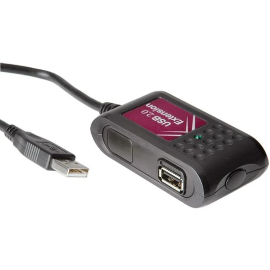 USB 2.0 EXTENDER BLACK 2X 5M