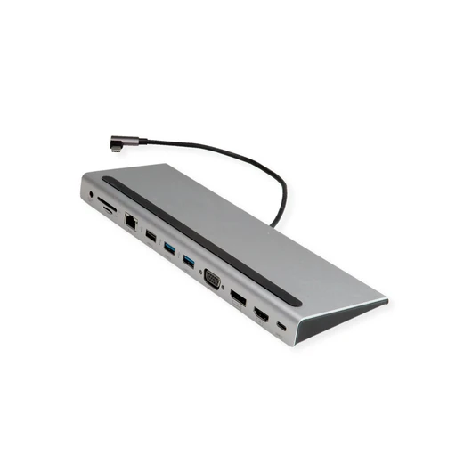 USB 3.2GEN2 C DOCKSTATION 11IN1 SILBER
