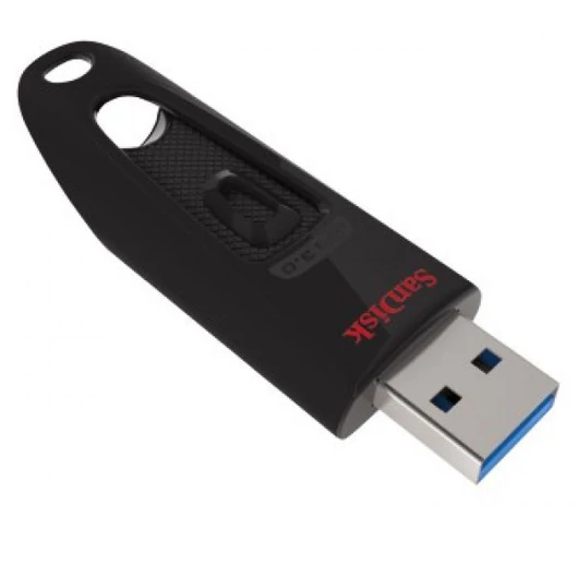 SanDisk Pendrive - 128GB Cruzer Ultra (130MB / s, USB 3.0, fekete)