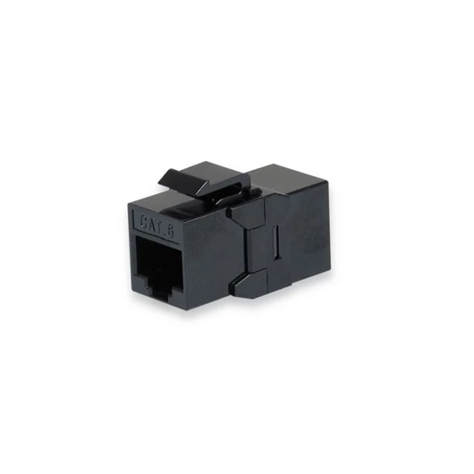 Equip RJ45 Keystone Toldó - 121179 (UTP, Cat6, árnyékolatlan, műanyag, fekete) 8db / csomag