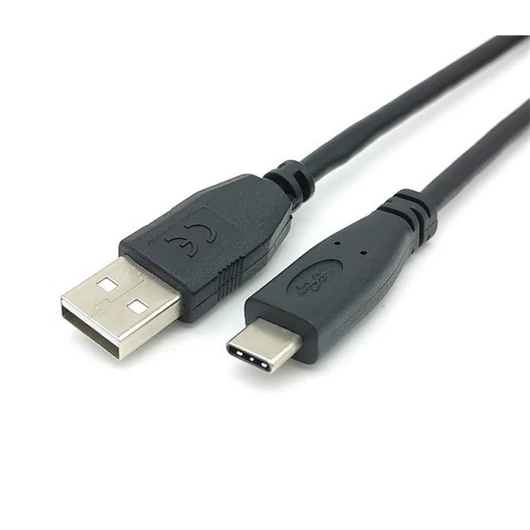 Equip Átalakító Kábel - 128886 (USB-C2.0 to USB-A, apa / apa, fekete, 3m)