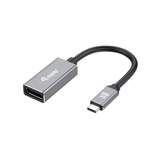 Equip Átalakító - 133493 (USB-C to DisplayPort1.4, 8K / 60Hz, szürke)