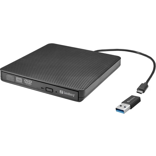 Sandberg ODD Külső - Sandberg USB-C / A DVD Drive