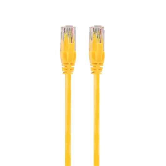 S-link Kábel - SL-CAT601YE (UTP patch kábel, CAT6, sárga, 1m)