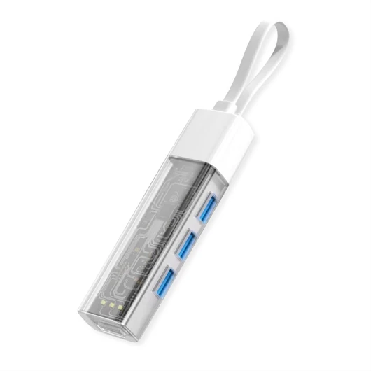 ROLINE USB 3.2 GEN 1 HUB WITH 7X INTERCHANGEABLE BUTTONS AND T