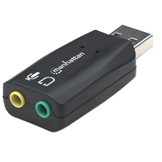 Manhattan Kábel átalakító - USB-A to 3.5 mm Audio Adapter