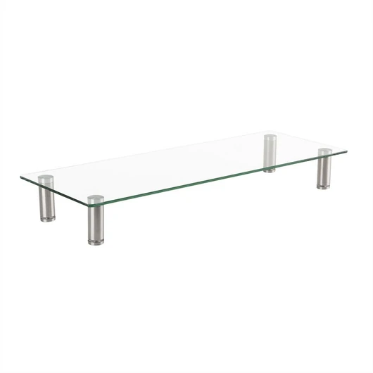 GLASS MONITOR STAND RECTANGULAR