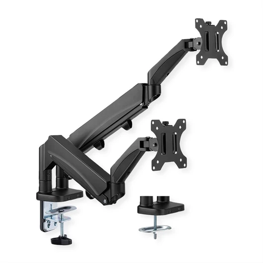 LCD-DUAL-ARM.TISCHBEFESTIGUNG PLATZSPAREND.6 GEL.