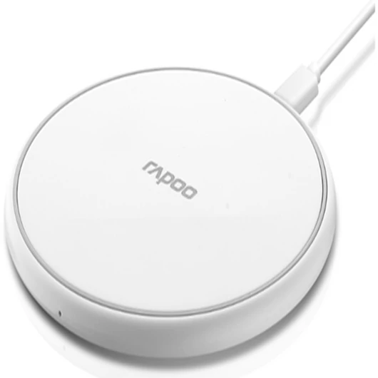RAPOO VEZ. NÉLK. MOBILTELEFON "QI" TÖLTŐ, 2A, FEHÉR