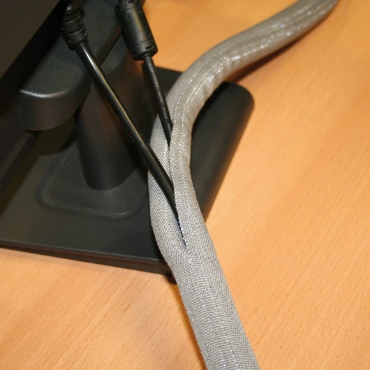 SNAP FABRIC SLEEVING GRAY
